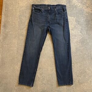 Levis 559 Jeans Mens 38x32 Blue Medium Wash Relaxed Straight Stretch Denim Pants